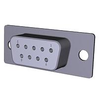 NorComp 172-E09-203R911 Receptacle 9 POS. SO./CUP FEM. .225" SP/BL B/S