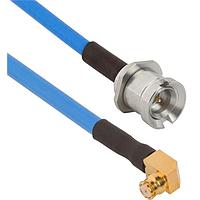 Amphenol SV Microwave FRSMP-085-MBSMP-060 RF Cable Assemblies SMP R/A F  SMP M BKHD 6"Cable