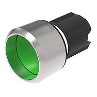 EAO 45-2131.3350.000 Switch Actuators Pushbutton actuator green lens lower than front ring momentary front metal housing plastic