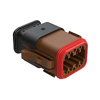 Amphenol SINE Systems AT06-08SD-SRBR Automotive Connectors 8 Pin Recept. Key Positn D w/ Strn Rlf