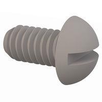 Essentra Components 010832R031 Round Slotted Round Slotted Screw, #8-32 Thread, 5/16 Lg