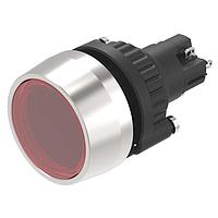 EAO K14-271.122101 Pushbutton Switches Illuminated pushbutton-Set raised lens red flat main 1NC+1NO ST 24VAC/DC
