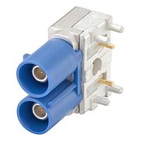 Rosenberger 59S2AA-400A5-C PCB Connectors FAKRA R/A Plug PCB w/Housing Blue