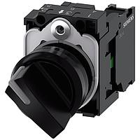 SIEMENS 3SU11002BF101BA0 Control Switches SELECTOR SWITCH. O-I. BLACK