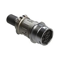Amphenol SINE Systems AHDM04-24-07SN-059 Connectors Receptacle Kit, shell size 24, 7 positions, socket, standard seal, wide thread, cable clamp backshell