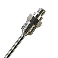 OMEGA M12JSS-1/4-U-2-B Thermocouple Probes with Mounting Threads and M12 Connectors (Thermocouple, J, 720 °C)