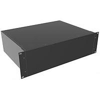 Hammond Manufacturing RM3U1913SBK Rack Mount Chassis - Solid 5.25 (3U) 16.6x13"