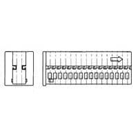 AMP Connectors - TE Connectivity 968265-1 Housings OPEL HSG 32P