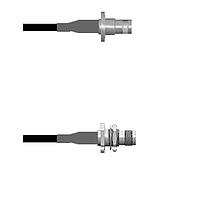 Amphenol Custom Cable Q-0804K0008008i RF Cable Assemblies BNC-SJB/TNC-SJ RG58 8I