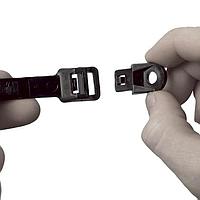 Panduit MCEH-S25-C0 Tie Mounting Clip LASHING TIE MTG CLIP W/R NYL 6.6 1/4 BLK