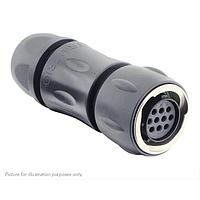 Eaton Souriau-Sunbank UTGX6JC1210SY Plugs Plug, with cable gland backshell, for 10 female contacts, IP68/69K, keying Y