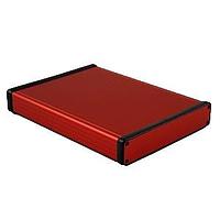 Hammond Manufacturing 1455R2201RD PC Board Alum w/Medal Ends 8.66x6.50x1.20" Red