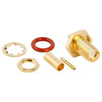 Amphenol RF 132284 Connectors SMA BULKHEAD JACK 316/U O RING SEAL