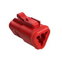 Amphenol SINE Systems AT06-3S-RED 3-Way 3 Pin Plug