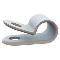 Essentra Components 22CC50D0312 Heavy Duty Cable Clamp Cable Clamp, Screw Mount, .313 Hold, .500 Width