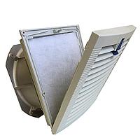 Orion Fans OA280LFGH111T Louvered Filter Fan Kit Louvered Filter Fan Hinged Guard Kit with 280mm Fan, 322.7x133.4mm, 115VAC, IP54