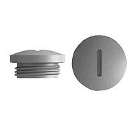 Alpha Wire HPP11 SL080 Hole Plugs PG11 Hole Plug .24 inch Thread Length - Slate
