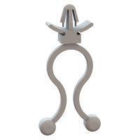 Essentra Components 23EZS0450N0030 Twist Tie Mounts Standoff Twist Lock, .450 Hold Dia, .028 Spacer