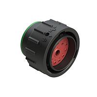 Amphenol SINE Systems AHDP06-24-14PN-SRA Connectors 14 POSITION PLUG GREEN