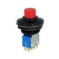 OTTO P4-137122 Auxiliary Actuator Momentary Wire Wrap 4PDT 12 Term Black