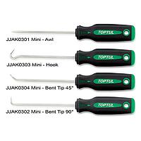 Toptul  GAAR0401 - 4PCS Miniature Hook & Picks Set