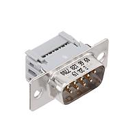 HARTING 9661287700 Plug D-Sub 9pin male IDC, 3.1mm hole, PL3