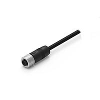 Wurth Elektronik 643662120304 Sensor Cables / Actuator Cables WRCIRC M12  Screw  Coding A  Cable Assembly Shielded Cable Assembly with 2 m PVC cable Straight with Metal Coupling Nut Female connector, polarity 4