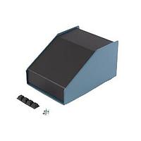 Hammond Manufacturing 1456CE3BKBU Sloped Sloped Metal Console