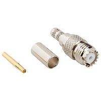 Amphenol RF 182112 Connectors MINI UHF S CRIMP JCK FOR RG-58, LMR-195
