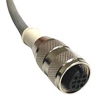 Amphenol Wilcoxon RM12-ST-J10-10 Sensor Cables / Actuator Cables J10 twisted pair, braided shield, gray Enviroprene  jacketed 10 cable with molded M12 5-socket connector, IP68 (indefinite water immersion), electrical isolation between the shield and transducer housing on one end and stripped and tinned wire prepar