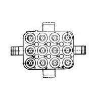 AMP Connectors - TE Connectivity 1-163032-0 Pin & Socket Connectors PLUG 12P MATE-N-LOK FREE