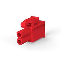 AMP Connectors - TE Connectivity 1-172336-2 Plug Housings PLUG 2P MINI RED