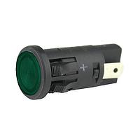 VCC P84-G120-CG Indicators 0.5in FLAT 120VAC TAB GREEN