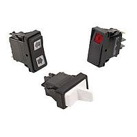 Carling Technologies V2D2S00B-FAZC00-000 Sealed Rocker Switch SPST (ON)OFF 20A/12V .250 QC