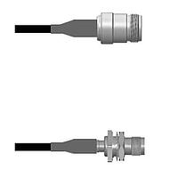 Amphenol Custom Cable Q-1W04I0008108i RF Cable Assemblies N-SJ/TNC-SJB RG58 108I