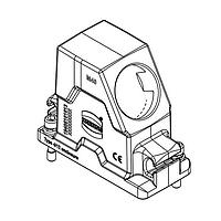 HARTING 19405101613 Hoods 10B HPR Compact Hood, LC (narrow), Screw Locking, 45deg Entry, M40