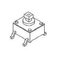 Mountain Switch 101-0624-EV Tactile Switches TACT SWITCH 12X12MM