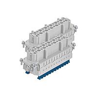 HARTING 09330242788 Inserts Han 48ES - 24ES Press female insert (marked 25-48)