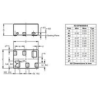 Diodes Incorporated DMC31D5UDAQ-7B MOSFETs MOSFET BVDSS: 25V-30V X2-DFN0806-6 T&R 10K