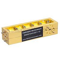 Fairview SMW10HC001-10 10 dB WR-10 Directional Waveguide Split Block Coupler With UG-387/U-Mod Round Cover Flange from 75 GHz to 110 GHz For W Band