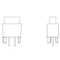 VCC 5612R5 LED Circuit Board Indicators GREEN DIFFUSED VERTICAL