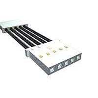 Samtec SMSS-09-24-L-10.00-D-KUS Rectangular Cable Assemblies .100" Mini Mate(R) Universal Single Row Discrete Wire Cable Assembly