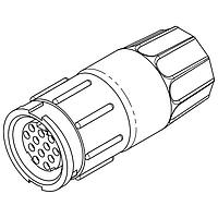 CONXALL W5280-10SG-318 Connectors MU WR INLINE 10# 20 SKT CMP