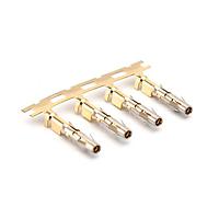 Amphenol SINE Systems SS14M2G15 Contacts Socket Contact, Stamped, Size 16, Gold 15u" over Nickel, Wire Range 2.0-2.5mm , 16-14 AWG, with 3 tangs. 3,000 pcs. Reel