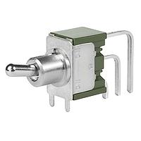 NKK Switches M2012S2A2W40 Angle PC mount miniature toggles SPDT ON-NONE-ON