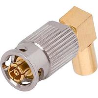 Amphenol SV Microwave 3222-60004 QuarterBack Connectors Coaxial Connectors QB SMPM F Conn R/A for .085 Cable