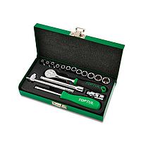 TOPTUL GCAD1703 Socket Set (17PCS, 1/4")