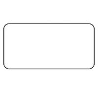 HellermannTyton 596-73833 Thermal Transfer Label 2 X 1 PANEL LABEL 3000/RL