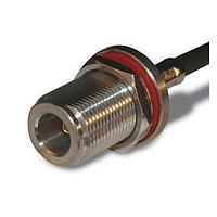 Amphenol RF 172129RP Connectors N STRAIGHT JACK BLKHD CABLE REV POL