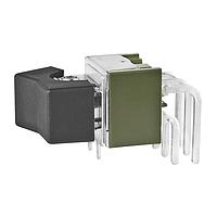 NKK Switches M2022TXW30-DA Rocker Switches ON-ON RIGHT ANGLE PC .365 BLACK ROCKER 6